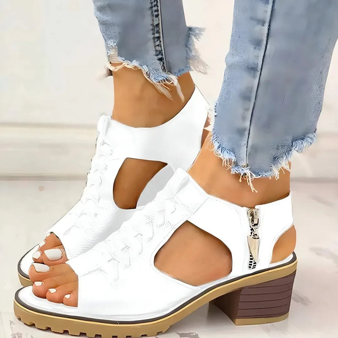 Women's Chunky Platform Sandals — Orthopedic Support & All-Day Comfort
