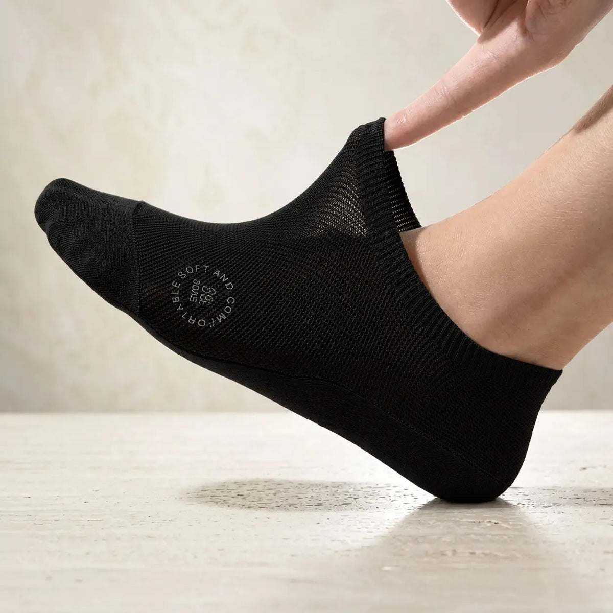 Zorvia Breathable No-Show Socks – 6 Pairs