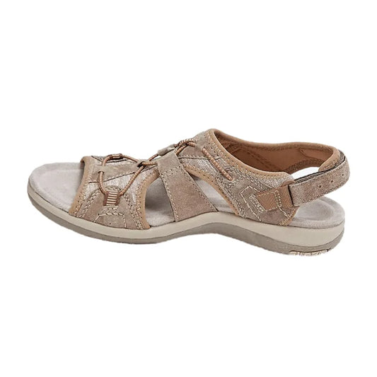 Women's Soft Adjustable Support Sandals – 3-Arch Nano-Foam Footbed & All-Day Comfort