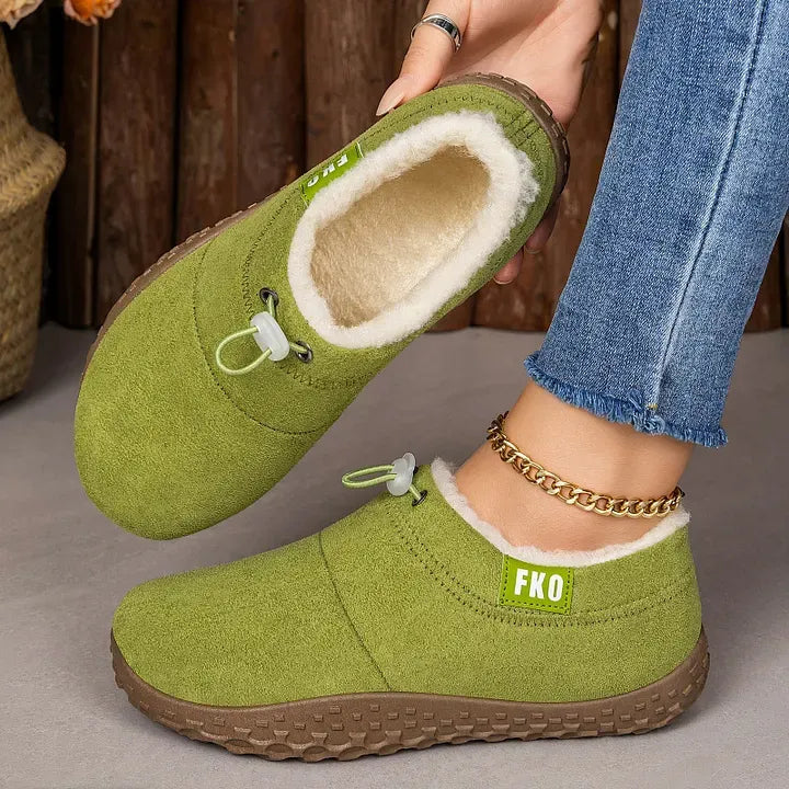 🔥Last Day50% OFF - Women’s Warm Fleece-Lined Comfort Shoes – Cozy Non-Slip Walking Shoes