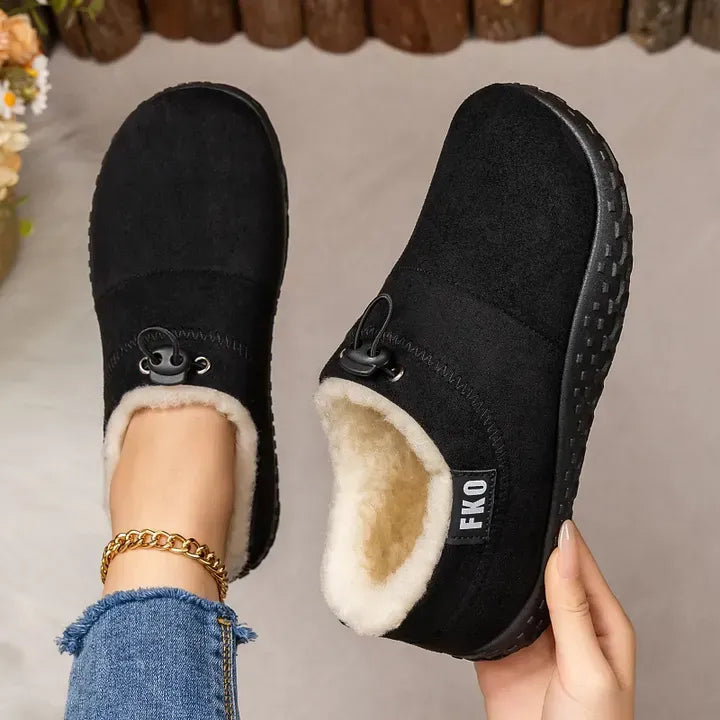 🔥Last Day50% OFF - Women’s Warm Fleece-Lined Comfort Shoes – Cozy Non-Slip Walking Shoes