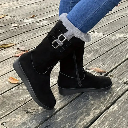 Women's Winter Thickened Mid-Calf Boots