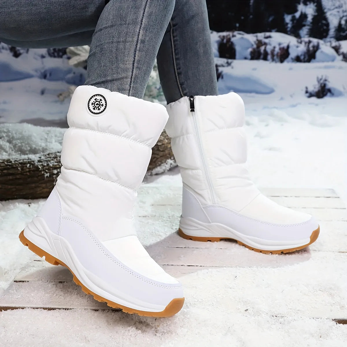 🔥Last Day 50% OFF - Women's High Quality Winter Mid-Calf Snow Boots