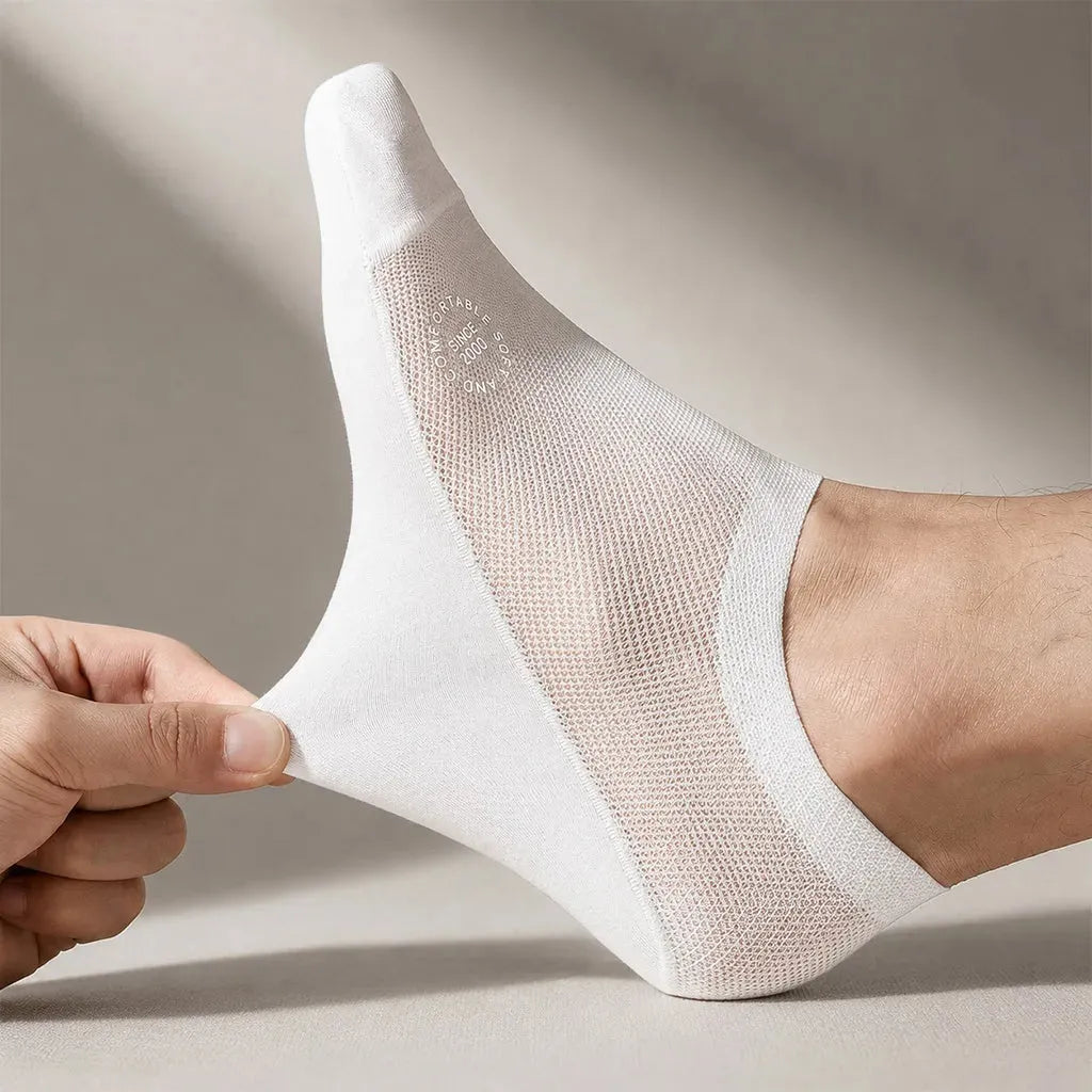 Zorvia Breathable No-Show Socks – 6 Pairs