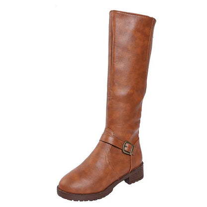 Women's Waterproof Leather Winter Boots - Wide Fit, Arch Support