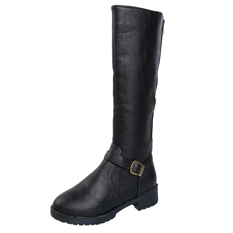 Women's Waterproof Leather Winter Boots - Wide Fit, Arch Support
