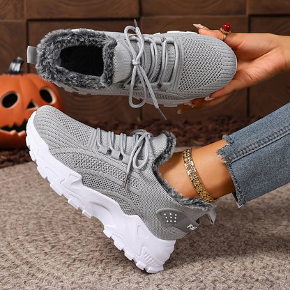 Orthopedic Warm Fleece-lined Cotton Sneakers ( Buy 2 free shipping )