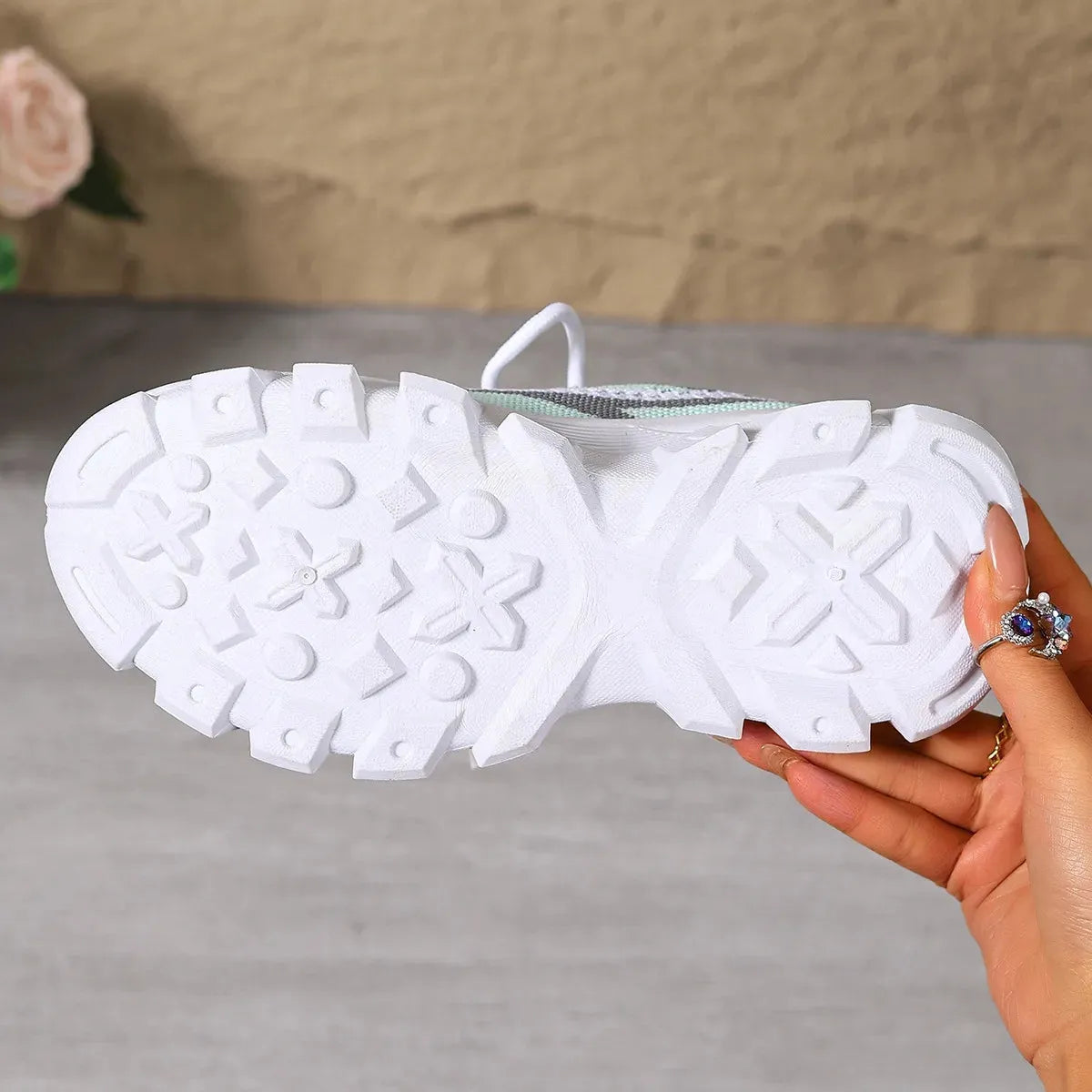 Women's Lightweight Breathable Thick-Sole Trainers