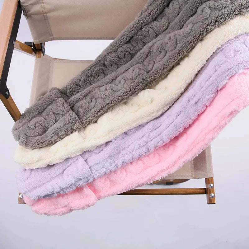 Zorvia Cosy Plush Knee-High Socks