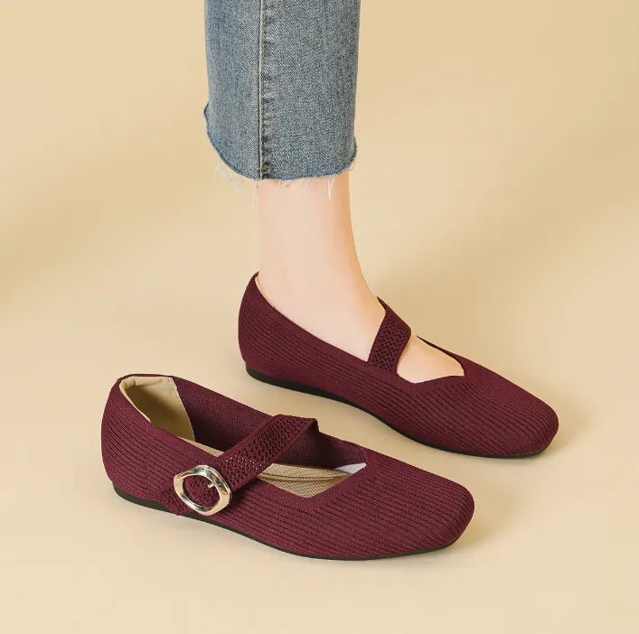 Zorvia WideStep Comfort Mary Jane Flats