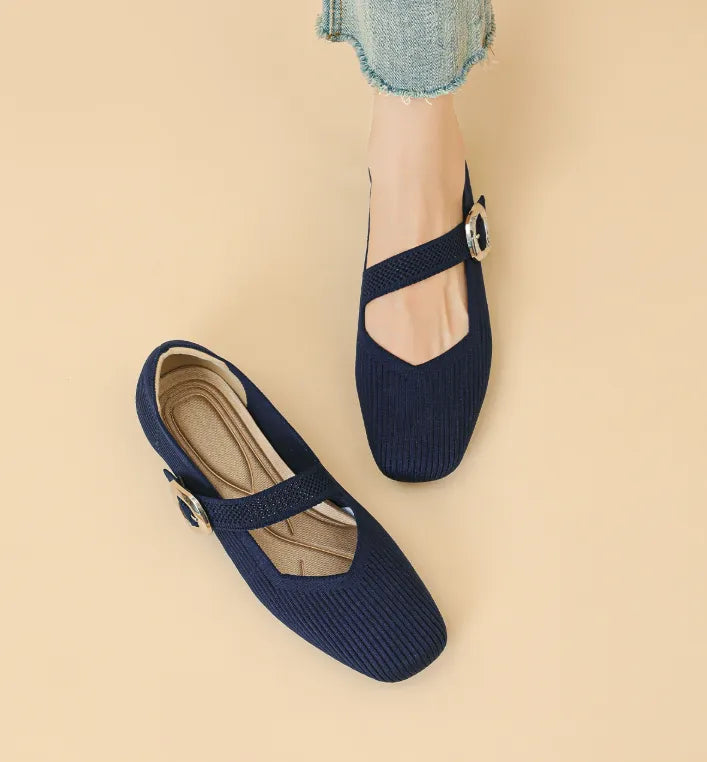 Zorvia WideStep Comfort Mary Jane Flats
