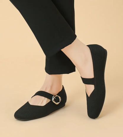 Zorvia WideStep Comfort Mary Jane Flats