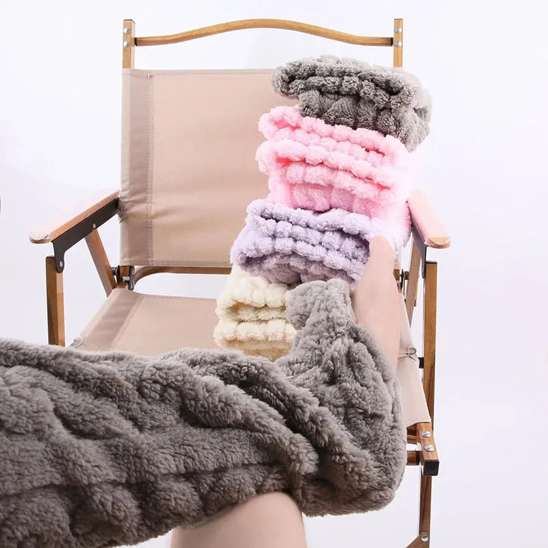 Zorvia Cosy Plush Knee-High Socks