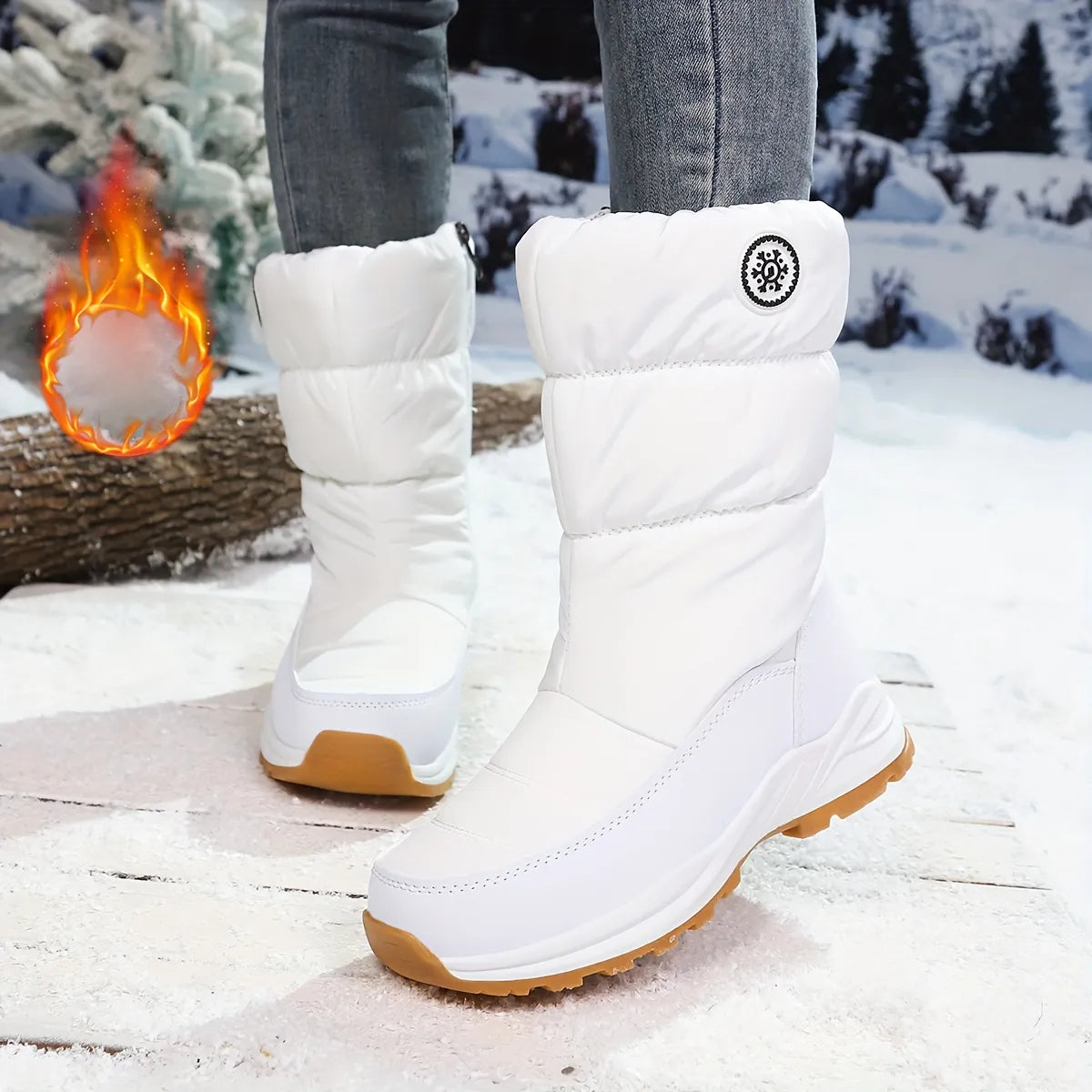 🔥Last Day 50% OFF - Women's High Quality Winter Mid-Calf Snow Boots