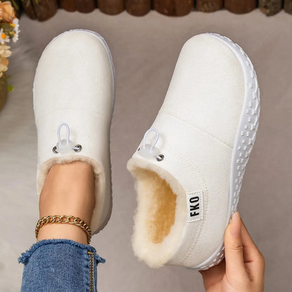🔥Last Day50% OFF - Women’s Warm Fleece-Lined Comfort Shoes – Cozy Non-Slip Walking Shoes