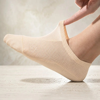 Zorvia Breathable No-Show Socks – 6 Pairs