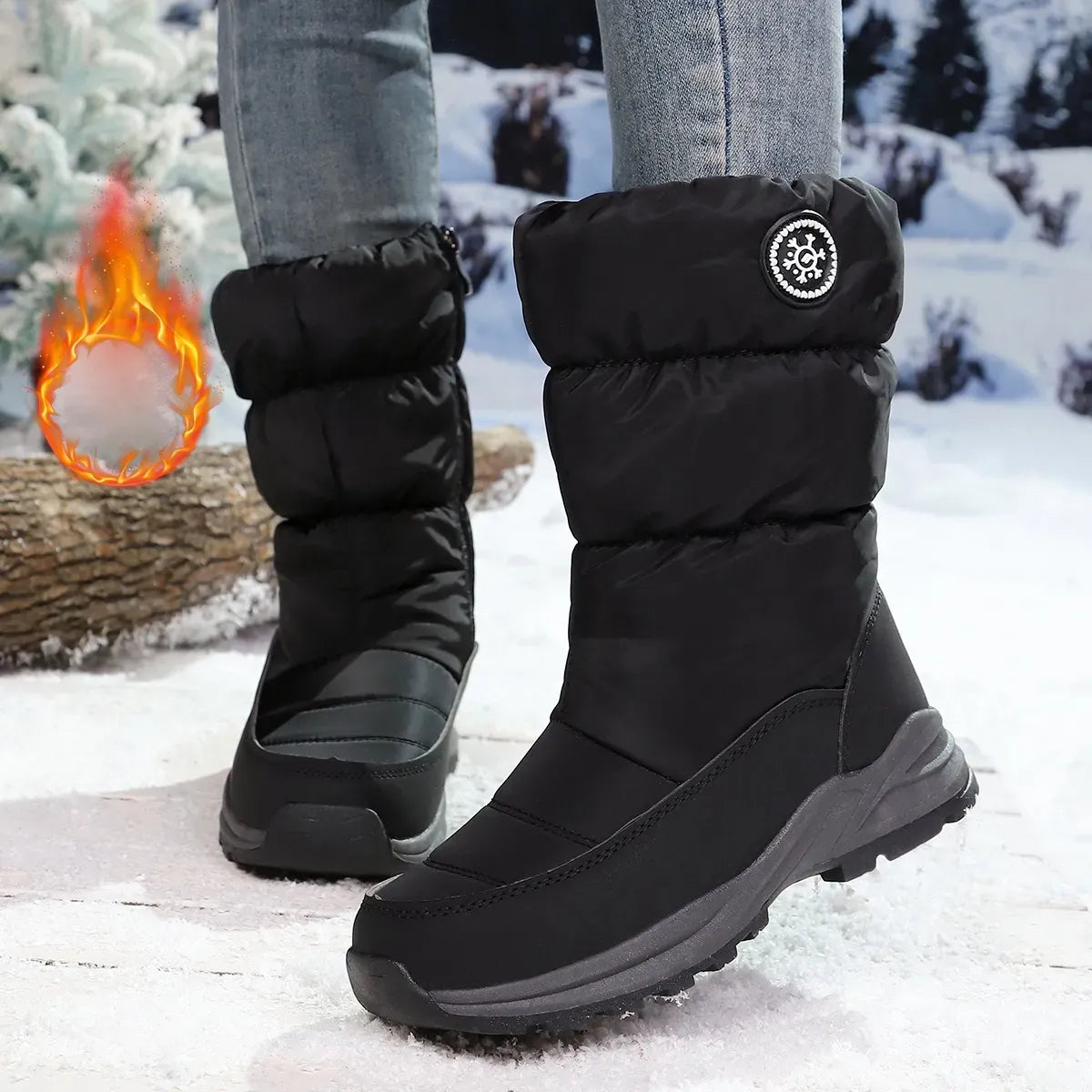 🔥Last Day 50% OFF - Women's High Quality Winter Mid-Calf Snow Boots