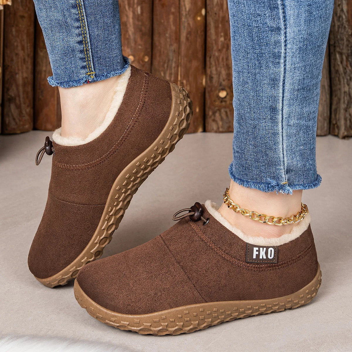 🔥Last Day50% OFF - Women’s Warm Fleece-Lined Comfort Shoes – Cozy Non-Slip Walking Shoes