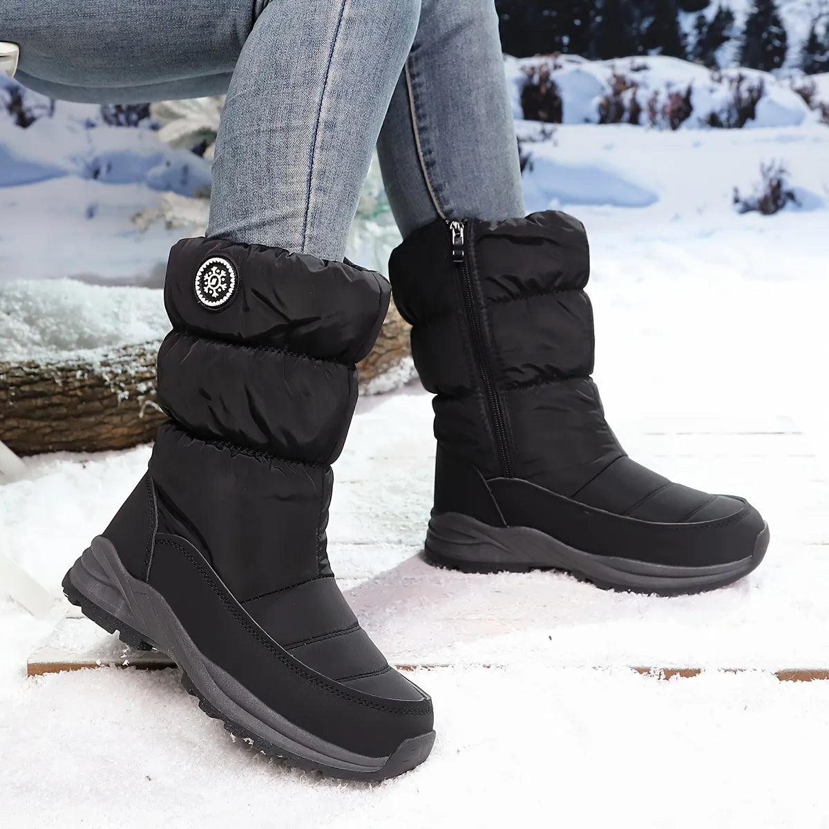 🔥Last Day 50% OFF - Women's High Quality Winter Mid-Calf Snow Boots